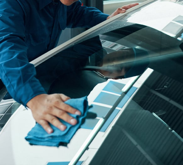 Chocs de parking hivernaux