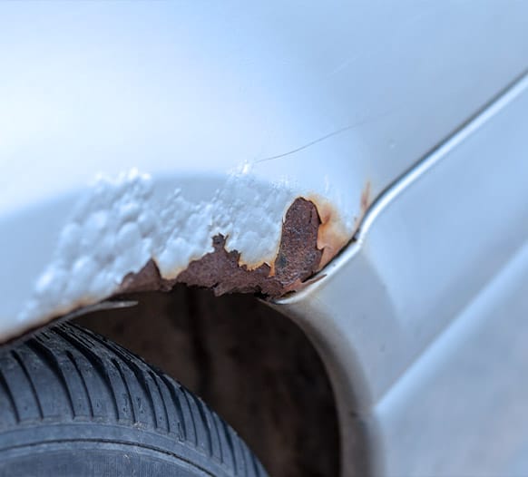 Gravillons et impacts sur pare-brise