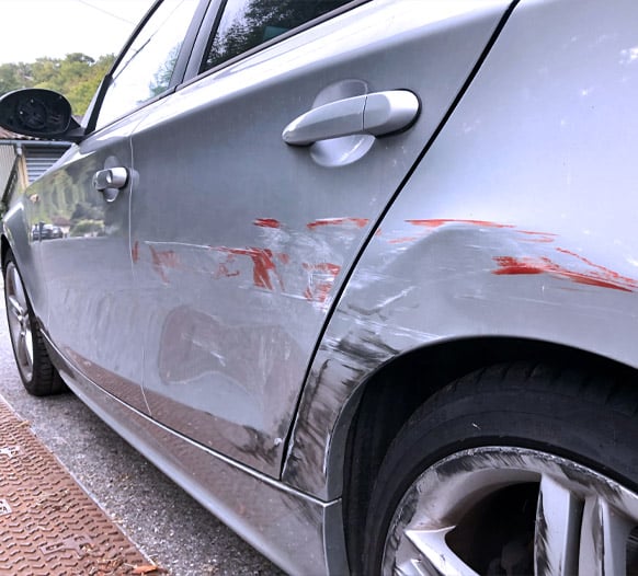 Chocs de parking hivernaux